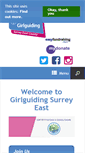 Mobile Screenshot of girlguidingsurreyeast.org.uk